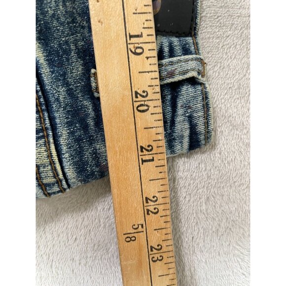 FWRD Buckle Up Super Distressed Thrashed Grunge Jeans Size 42 - Picture 9 of 10
